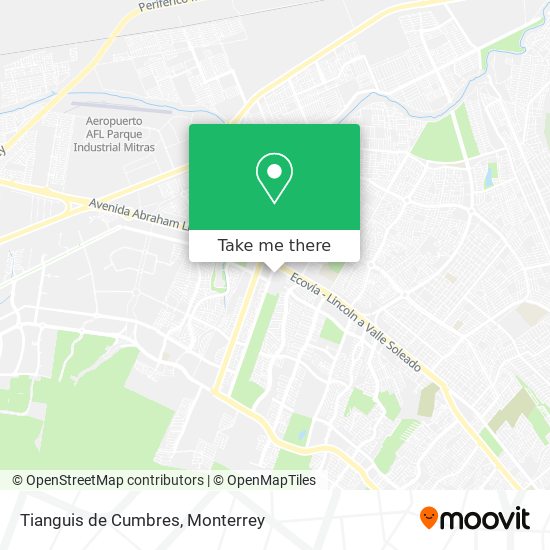 Mapa de Tianguis de Cumbres