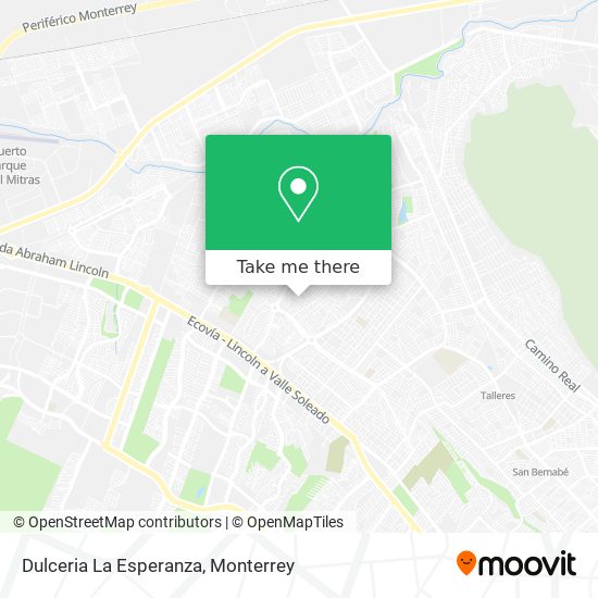 Mapa de Dulceria La Esperanza