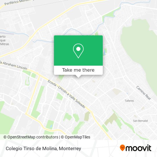 Colegio Tirso de Molina map