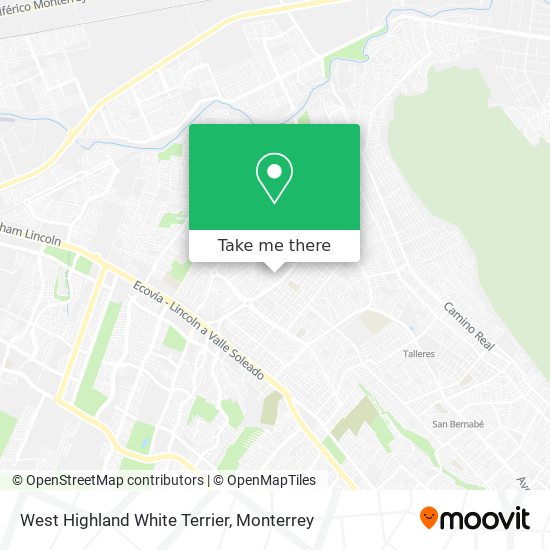 West Highland White Terrier map