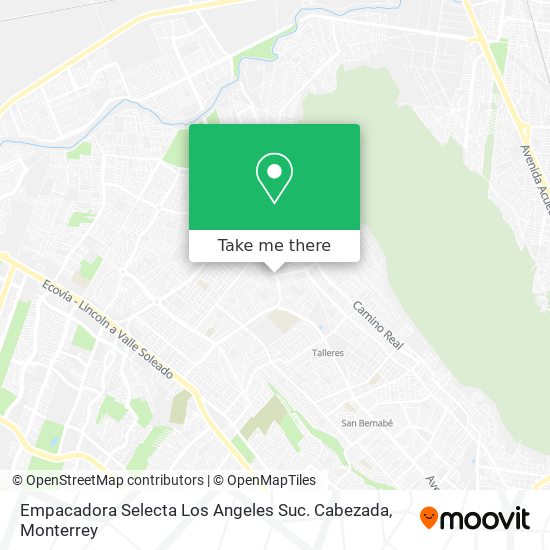 Empacadora Selecta Los Angeles Suc. Cabezada map
