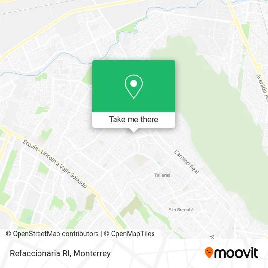 Refaccionaria Rl map