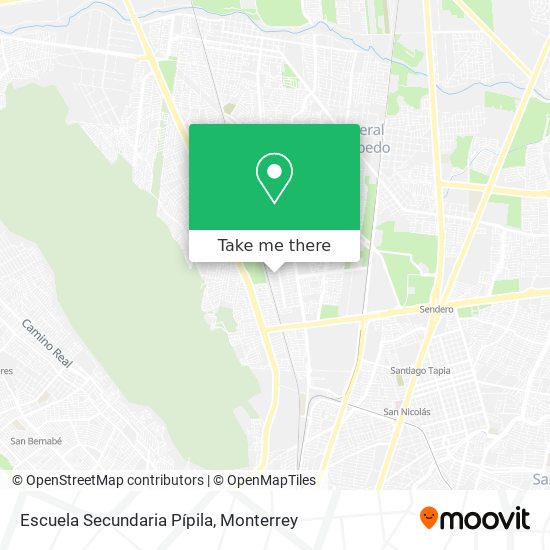 Mapa de Escuela Secundaria Pípila