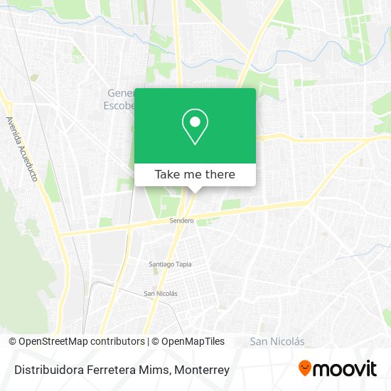 Distribuidora Ferretera Mims map