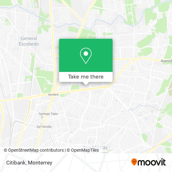 Mapa de Citibank
