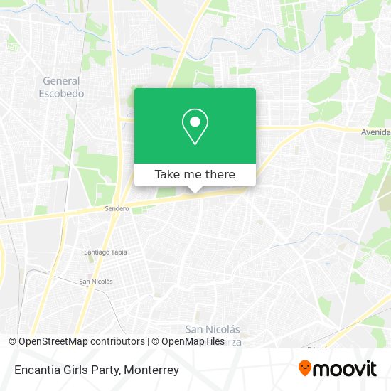 Encantia Girls Party map