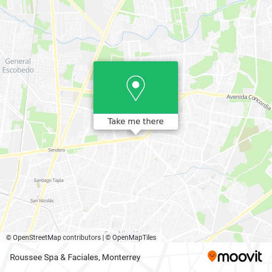 Roussee Spa & Faciales map