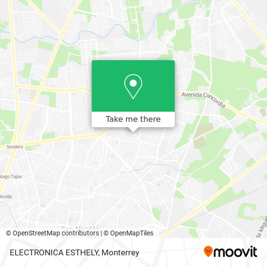 Mapa de ELECTRONICA ESTHELY