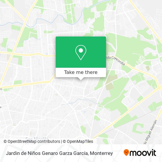 Jardin de Niños Genaro Garza García map