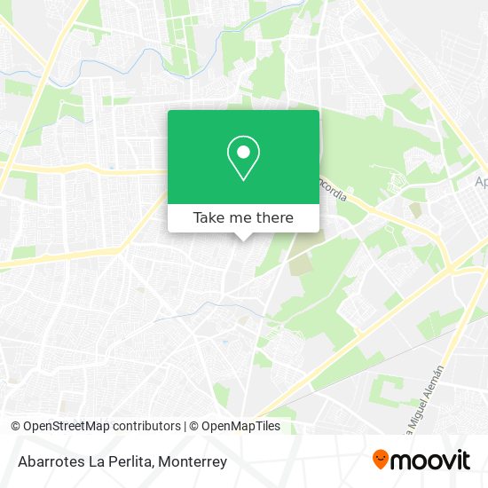Mapa de Abarrotes La Perlita