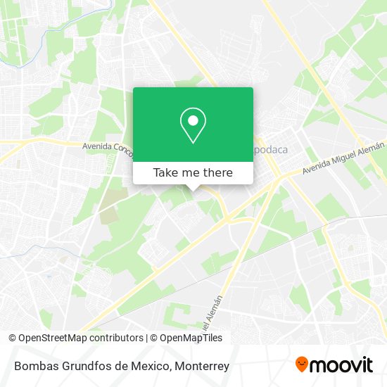 Mapa de Bombas Grundfos de Mexico
