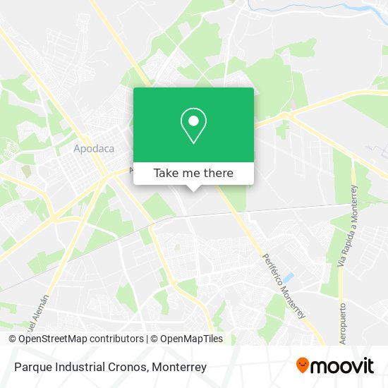 Parque Industrial Cronos map