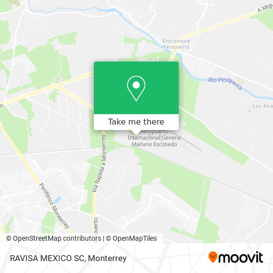 Mapa de RAVISA MEXICO SC