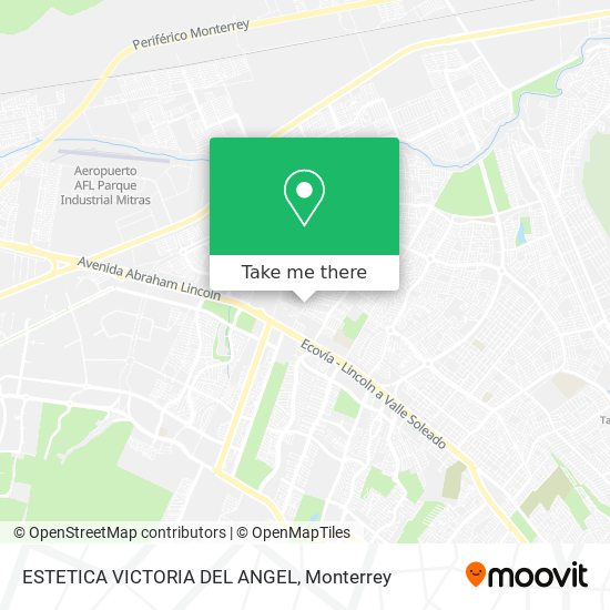 Mapa de ESTETICA VICTORIA DEL ANGEL
