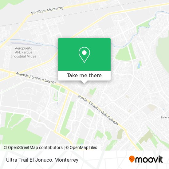 Ultra Trail El Jonuco map