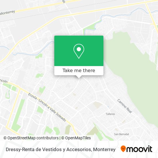 Dressy-Renta de Vestidos y Accesorios map