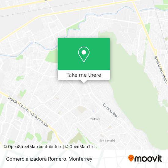 Comercializadora Romero map