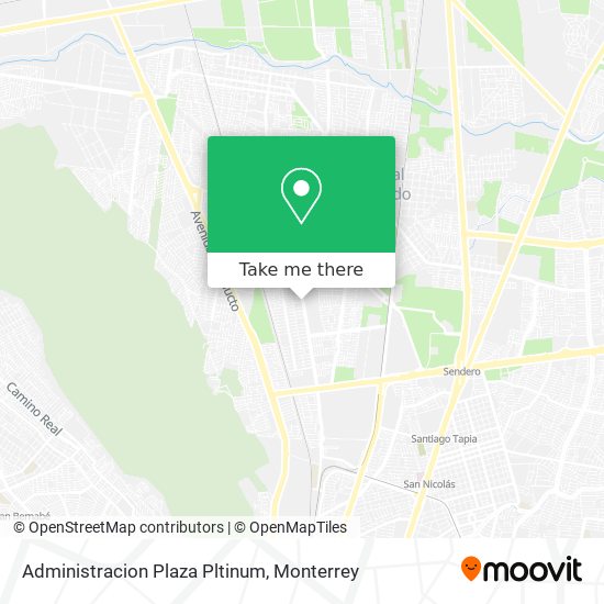 Administracion Plaza Pltinum map
