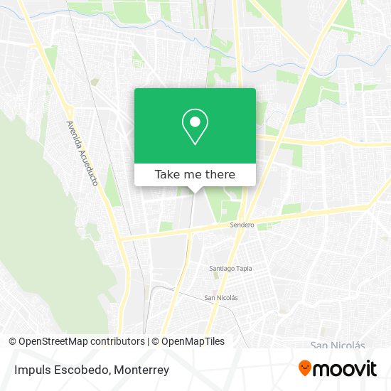 Mapa de Impuls Escobedo