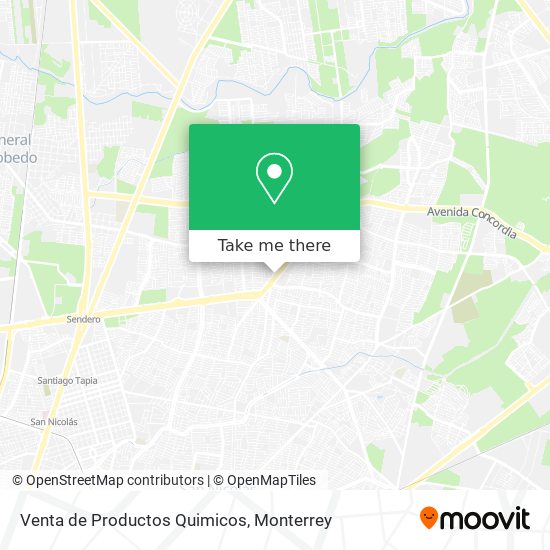 Venta de Productos Quimicos map