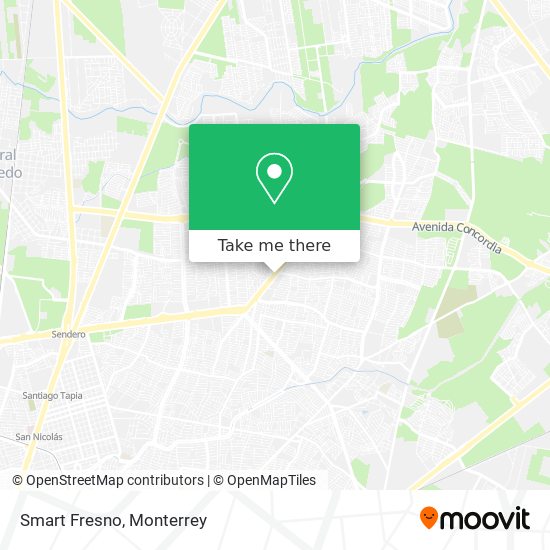 Mapa de Smart Fresno