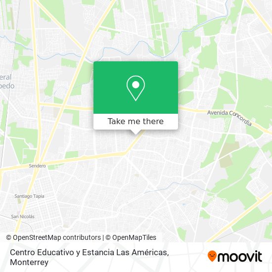 Centro Educativo y Estancia Las Américas map