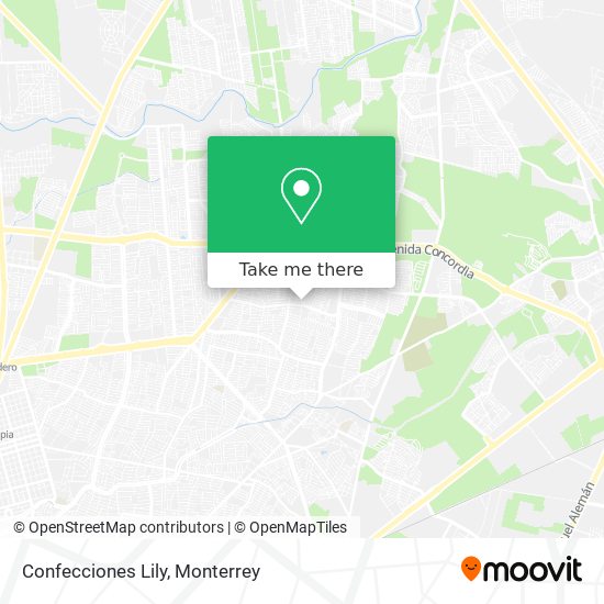 Mapa de Confecciones Lily