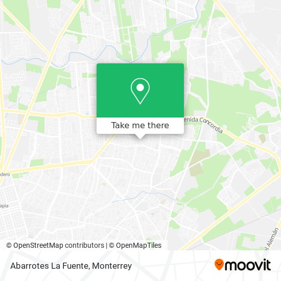 Mapa de Abarrotes La Fuente