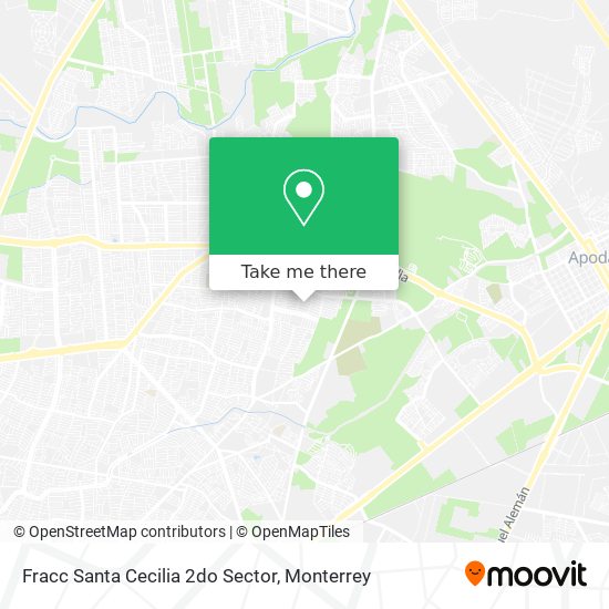 Mapa de Fracc Santa Cecilia 2do Sector