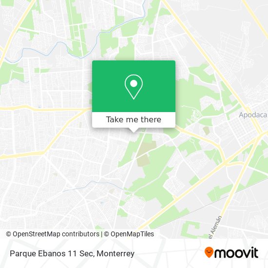 Mapa de Parque Ebanos 11 Sec