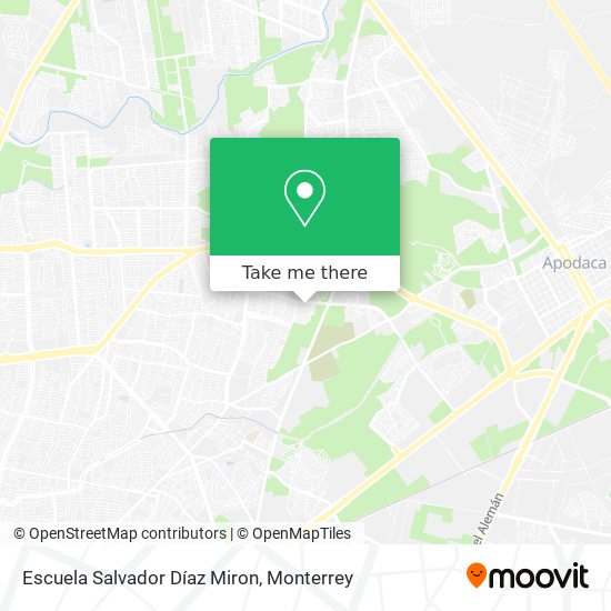 Escuela Salvador Díaz Miron map