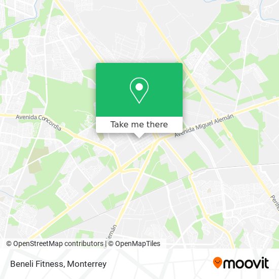 Mapa de Beneli Fitness
