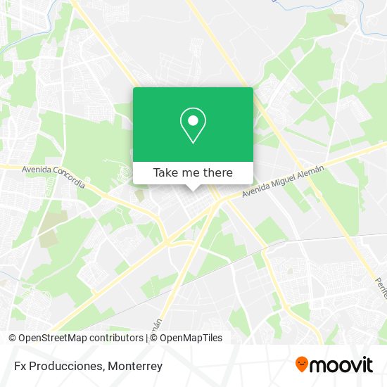 Mapa de Fx Producciones