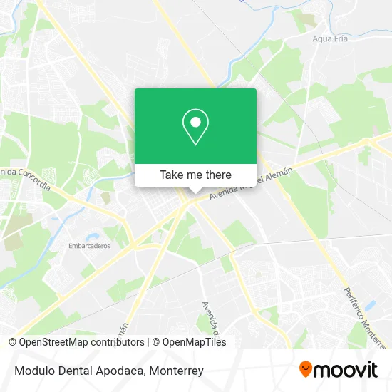 Modulo Dental Apodaca map