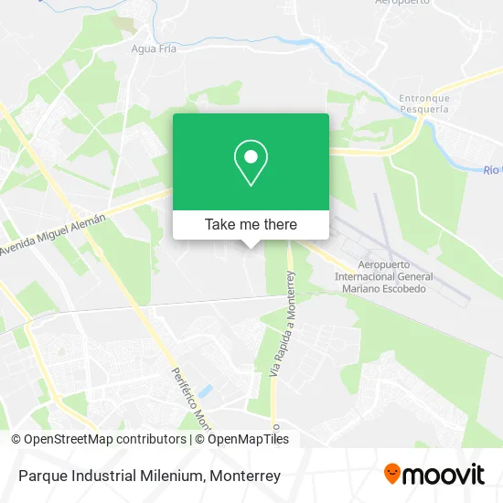 Mapa de Parque Industrial Milenium