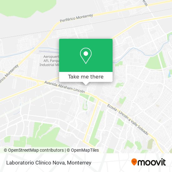 Laboratorio Clínico Nova map