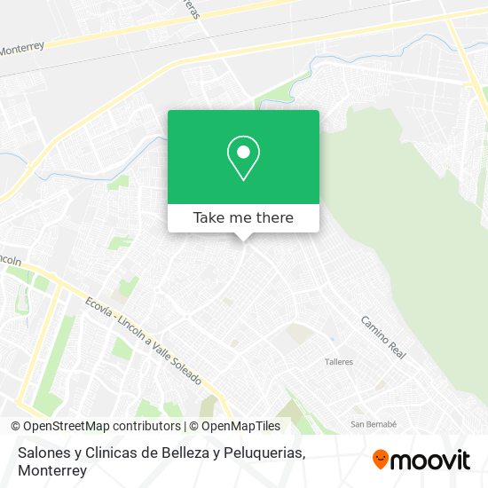 Mapa de Salones y Clinicas de Belleza y Peluquerias