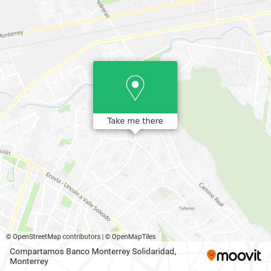 Compartamos Banco Monterrey Solidaridad map