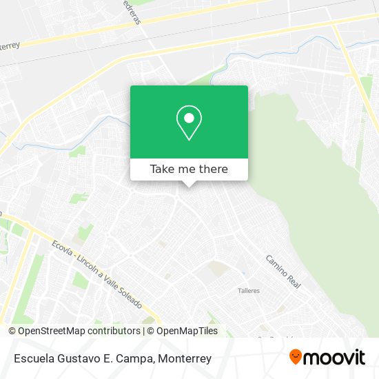 Mapa de Escuela Gustavo E. Campa