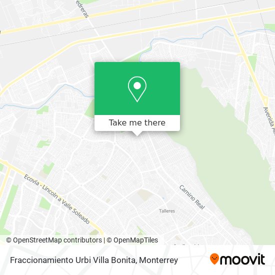 Fraccionamiento Urbi Villa Bonita map
