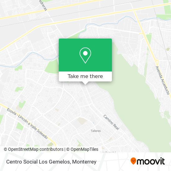 Mapa de Centro Social Los Gemelos