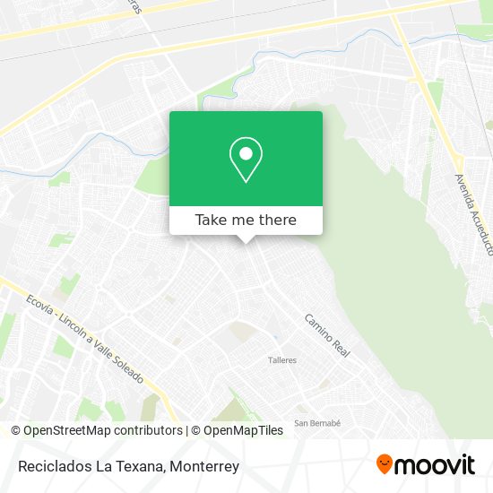 Mapa de Reciclados La Texana