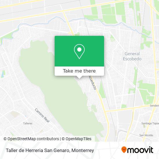 Taller de Herreria San Genaro map