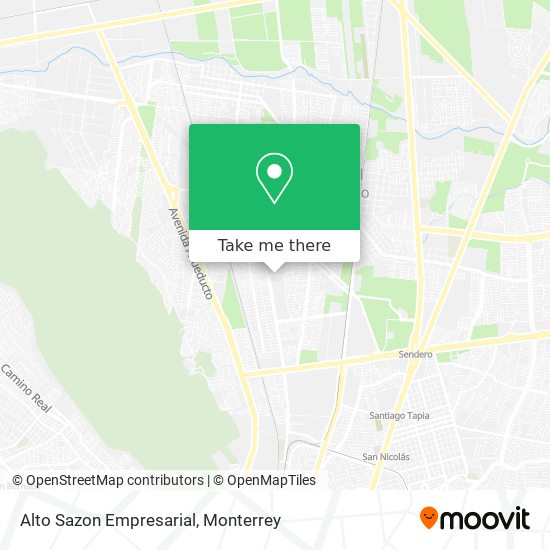 Alto Sazon Empresarial map