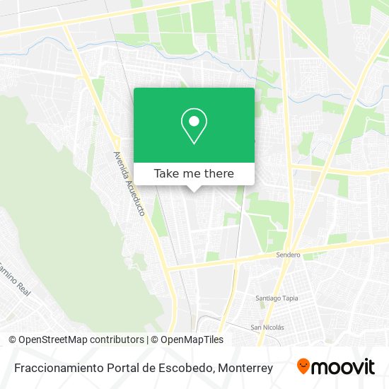 Fraccionamiento Portal de Escobedo map