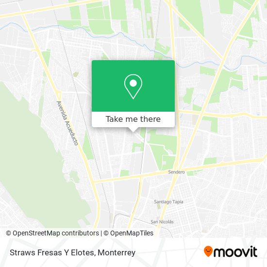 Mapa de Straws Fresas Y Elotes