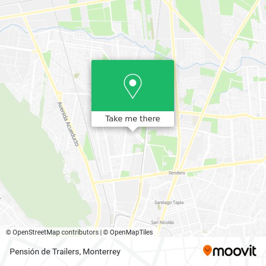 Pensión de Trailers map