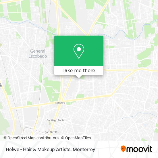 Mapa de Helwe - Hair & Makeup Artists