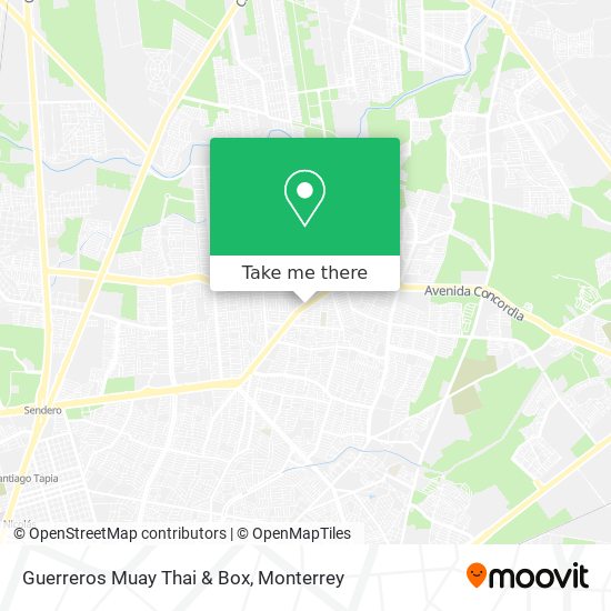 Guerreros Muay Thai & Box map