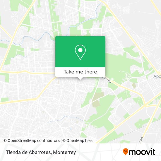Mapa de Tienda de Abarrotes